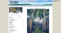 Desktop Screenshot of jensart.com